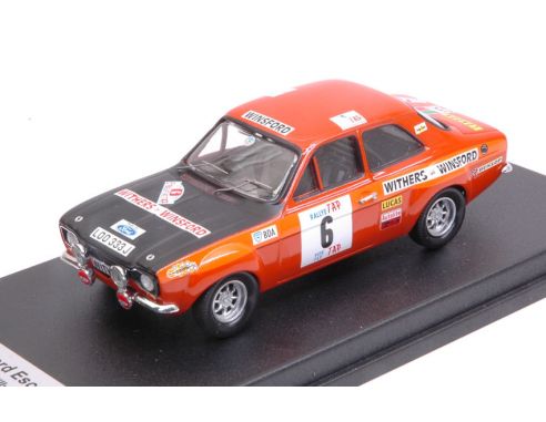 Trofeu TFRRAL02 FORD ESCORT 1600 N.6 RETIRED PORTUGAL 1971 R.HILLYAR-B.HUGHES 1:43 Modellino