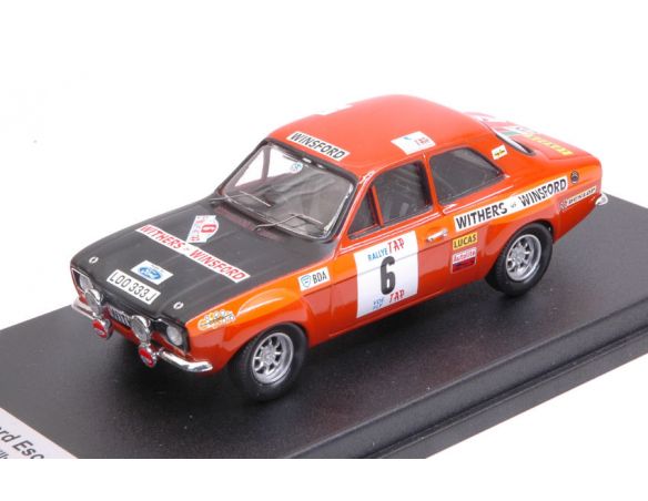 Trofeu TFRRAL02 FORD ESCORT 1600 N.6 RETIRED PORTUGAL 1971 R.HILLYAR-B.HUGHES 1:43 Modellino