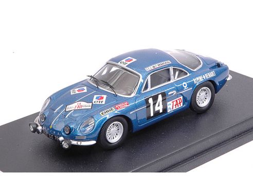 Trofeu TFRRAL16 ALPINE A110 N.14 RETIRED PORTUGAL 1968 J.P.NICOLAS-C.ROURE 1:43 Modellino