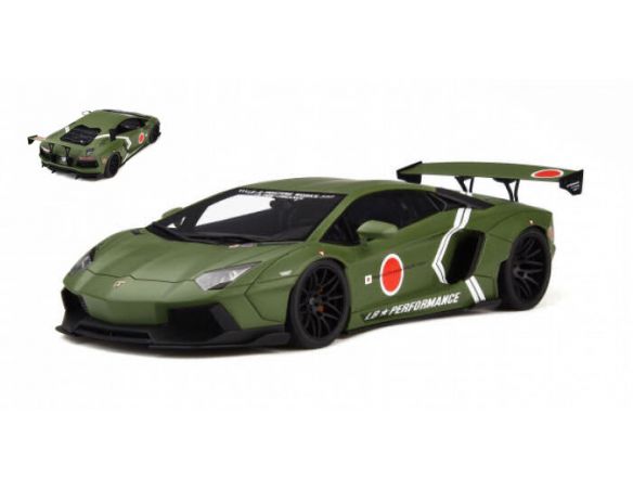 Ixo model GTS18502K LAMBORGHINI AVENTADOR KHAKI GREEN 1:18 Modellino