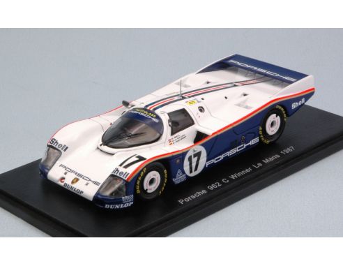 Spark Model S43LM87 PORSCHE 962 C N.17 WINNER LM 1987 D.BELL-H.J.STUCK-A.HOLBERT 1:43 Modellino