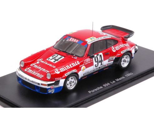 Spark Model S5094 PORSCHE 934 N.94 ACCIDENT LM 1980 J-M.ALMERAS-J.ALMERAS-M.HOEPFNER 1:43 Modellino