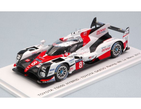Spark Model S5804 TOYOTA TS050 HYBRID N.8 9th LM 2017 BUEMI-DAVIDSON-NAKAJIMA 1:43 Modellino