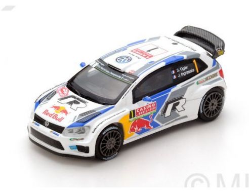 Spark Model S87138 VW POLO R WRC N.1 WINNER MONTE CARLO 2014 S.OGIER-J.INGRASSIA 1:87 Modellino