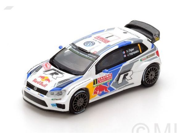 Spark Model S87138 VW POLO R WRC N.1 WINNER MONTE CARLO 2014 S.OGIER-J.INGRASSIA 1:87 Modellino