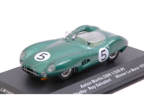 Ixo model LM1959 ASTON MARTIN DBR1 N.5 WINNER LM 1959 SHELBY-SALVADORI REPROD.1:43 Modellino