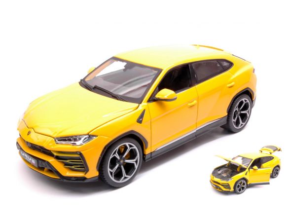 BBURAGO BU11042Y LAMBORGHINI URUS 2018 YELLOW 1:18 Modellino