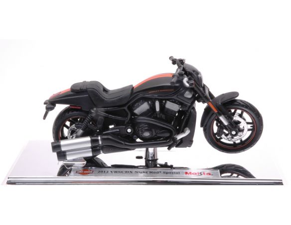 Maisto MI14078BK HARLEY DAVIDSON 2012 VRSCDX NIGHT ROAD SPECIAL BLACK 1:18 Modellino
