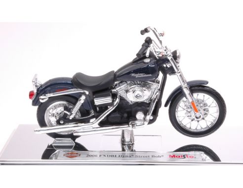Maisto MI14555 HARLEY DAVIDSON 2006 FXDBI DYNA STREET BOB 1:18 Modellino