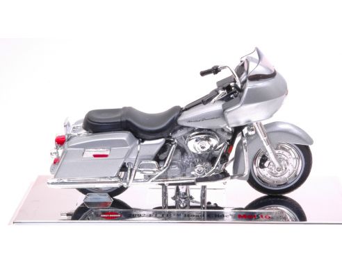 Maisto MI15555S HARLEY DAVIDSON 2002 FLTR ROAD GLIDE SILVER 1:18 Modellino