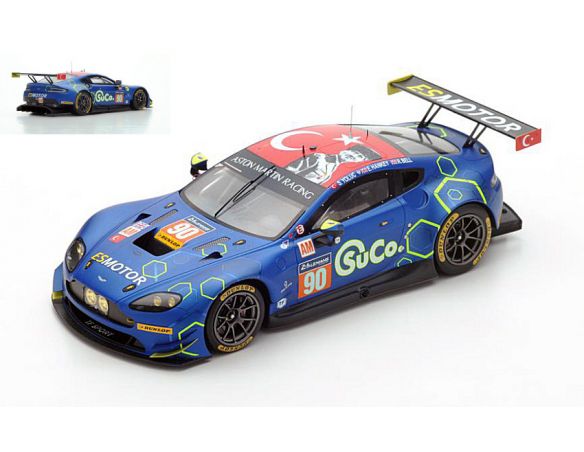 Spark Model S18337 ASTON MARTIN VANTAGE GTE N.90 36th LM 2017 YOLUC-HANKEY-BELL 1:18 Modellino