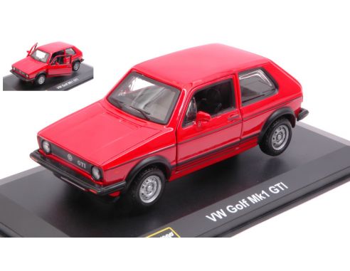 Bburago BU43210M VW GOLF Mk1 GTI RED 1:32 Modellino