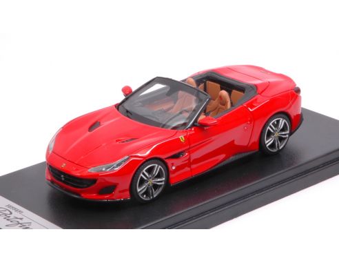 Looksmart LS480SF FERRARI PORTOFINO OPEN ROOF ROSSO SCUDERIA 1:43 Modellino