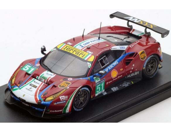Looksmart LSLM066 FERRARI 488 GTE N.51 46th LM 2017 J.CALADO-A.PIER GUIDI-M.RUGOLO 1:43 Modellino