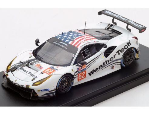 Looksmart LSLM073 FERRARI 488 GTE N.62 29th LM 2017 C.MAC NEIL-B.SWEEDLER-T.BELL 1:43 Modellino