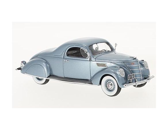 Neo Scale Models NEO45752 LINCOLN ZEPHYR COUPE' 1937 LIGHT BLUE METALLIC 1:43 Modellino