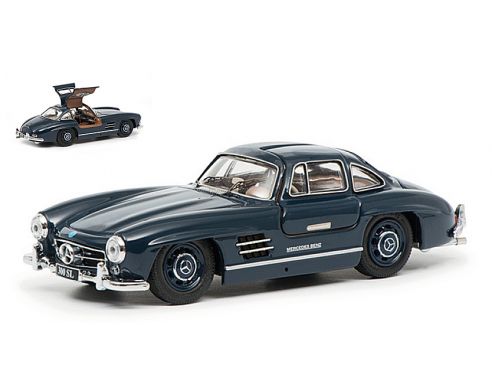Schuco SH2496 MERCEDES 300SL 1954 BLUE 1:43 Modellino