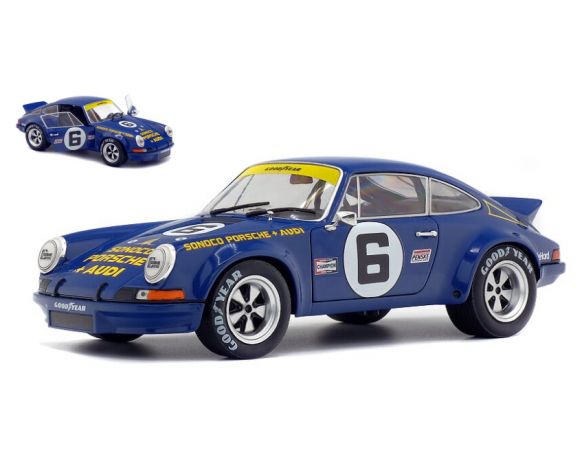 Solido SL1801105 PORSCHE 911 RSR N.6 DNF 24 H DAYTONA 1973 M.DONOHUE-G.FOLLMER 1:18 Modellino