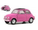 Solido SL1801402 FIAT 500 PINK 1969 1:18 Modellino