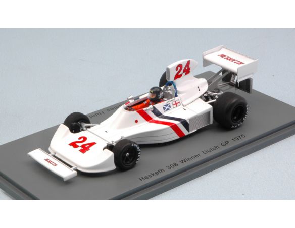 Spark Model S2239 HESKETH 308 J.HUNT 1975 N.24 WINNER DUTCH GP 1:43 Modellino