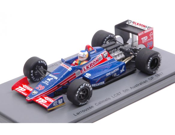 Spark Model S4818 LARROUSSE CALMELS LC87 Y.DALMAS 1987 5th AUSTRALIAN GP 1:43 Modellino