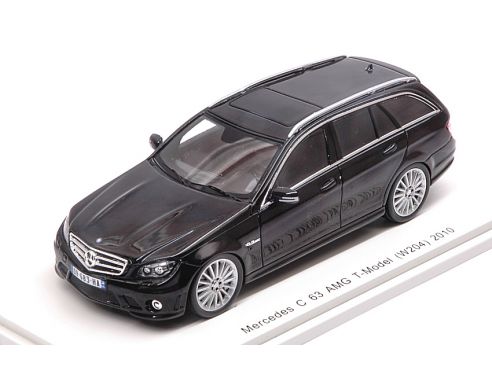 Spark Model S4981 MERCEDES C63 AMG T-MODEL (W204) 2008 BLACK 1:43 Modellino