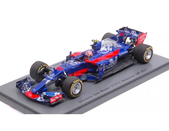Spark Model S5051 TORO ROSSO P.GASLY 2017 N.10 14th MALAYSIAN GP 1:43 Modellino