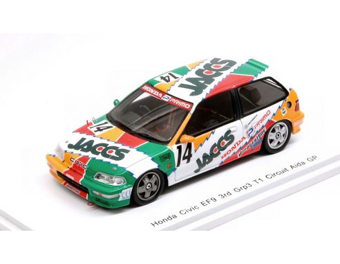 Spark Model S5465 HONDA CIVIC EF9 N.14 3rd GRP3 AIDA GP 1992 N.HATTORI-K.KANEISHI 1:43 Modellino