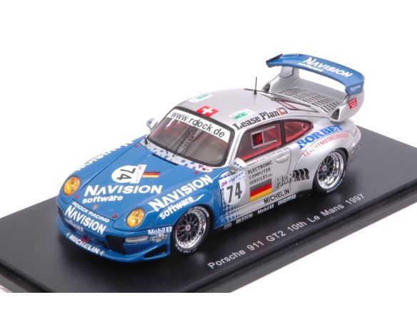 Spark Model S5514 PORSCHE 911 GT2 N.74 10th LM 1997 A.AHRLE-B.EICHMANN-A.PILGRIM 1:43 Modellino