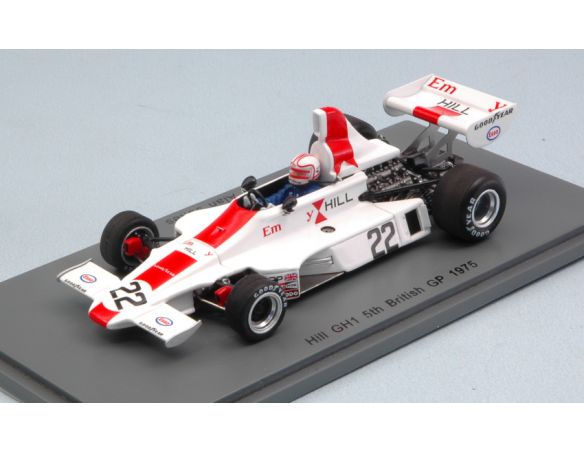 Spark Model S5675 HILL GH1 A.JONES 1975 N.22 5th BRITISH GP 1:43 Modellino