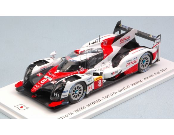 Spark Model SJ053 TOYOTA TS50 HYBRID N.8 WINNER FUJI 2017 BUEMI-DAVIDSON-NAKAJIMA 1:43 Modellino