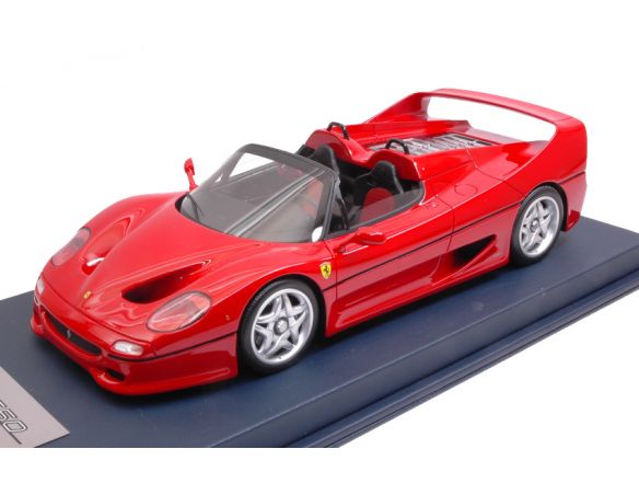 Looksmart LS18FC05SA FERRARI F50 SPIDER ROSSO CORSA C/VETRINA 1:18 Modellino
