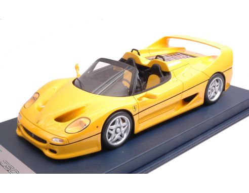 Looksmart LS18FC05SB FERRARI F50 SPIDER GIALLO MODENA C/VETRINA 1:18 Modellino
