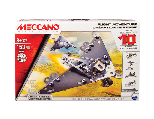 Meccano MEC6026717 AEREO FLIGHT ADVENTURE 10 IN 1 PZ.153 Modellino