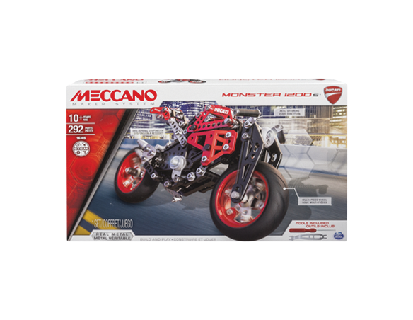 Meccano MEC6027038 DUCATI MONSTER 1200 S PZ.292 Modellino