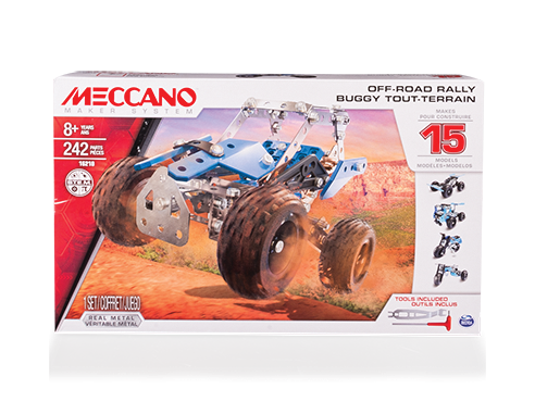 Meccano MEC6028580 ATV OFF ROAD BUGGY 15 IN 1 PZ.242 Modellino