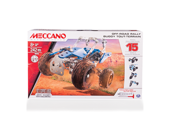 Meccano MEC6028580 ATV OFF ROAD BUGGY 15 IN 1 PZ.242 Modellino