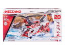 Meccano MEC6028598 ELICOTTERO SOCCORSO AERIAL RESCUE HELICOPTER 20 IN 1 PZ.406 Modellino