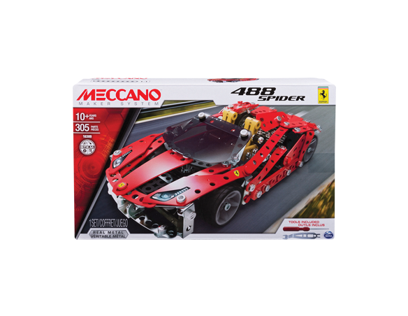 Meccano MEC6028974 FERRARI 488 GTB PZ.305 Modellino