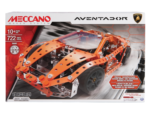 Meccano MEC6032898 LAMBORGHINI AVENTADOR PZ.722 Modellino