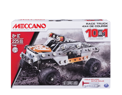 Meccano MEC6036038 CAMION TROPHY RACE TRUCK 10 IN 1 PZ.225 Modellino