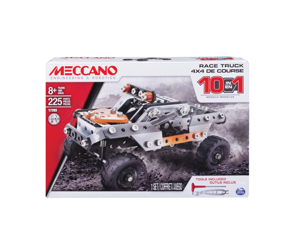 Meccano MEC6036038 CAMION TROPHY RACE TRUCK 10 IN 1 PZ.225 Modellino