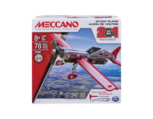 Meccano MEC6036041 AEREO STUNT PLANE 2 IN 1 PZ.78 Modellino