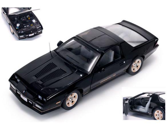 SunStar SS1943 CHEVROLET CAMARO IROC-Z 1985 BLACK 1:18 Modellino