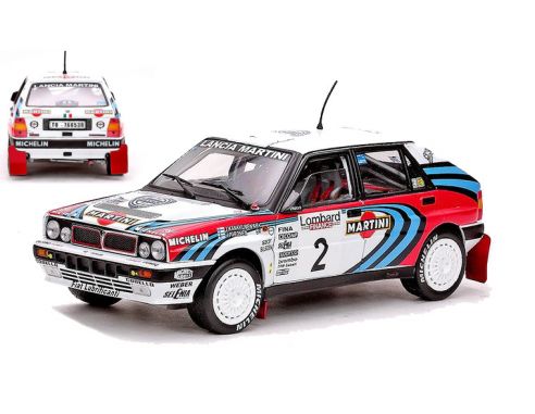 SunStar SS3120 LANCIA DELTA N.2 WINNER RAC LOMBARD RALLY 1991 KANKKUNEN-PIIRONEN 1:18 Modellino