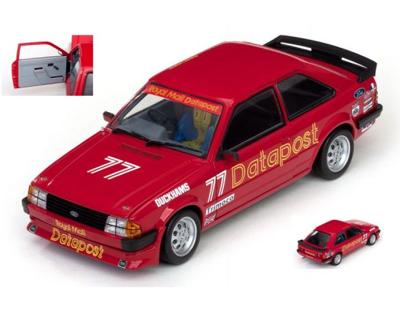 SunStar SS4964 FORD ESCORT MKIII RS 1600 N.77 R.LONGMAN BRITISH SALOON CAR 1984 1:18 Modellino