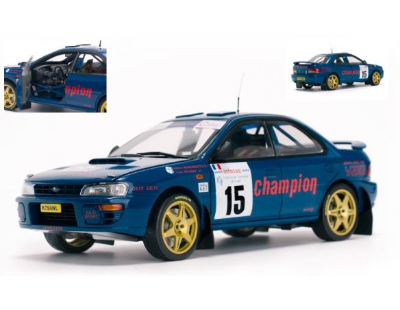 SunStar SS5511 SUBARU IMPREZA N.15 3rd TOUR DE CORSE 1996 M.MASSAROTTO-Y.BOUZAT 1:18 Modellino