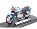 Welly WE12171 TRIUMPH BONNEVILLE 2002 BLUE 1:18 Modellino