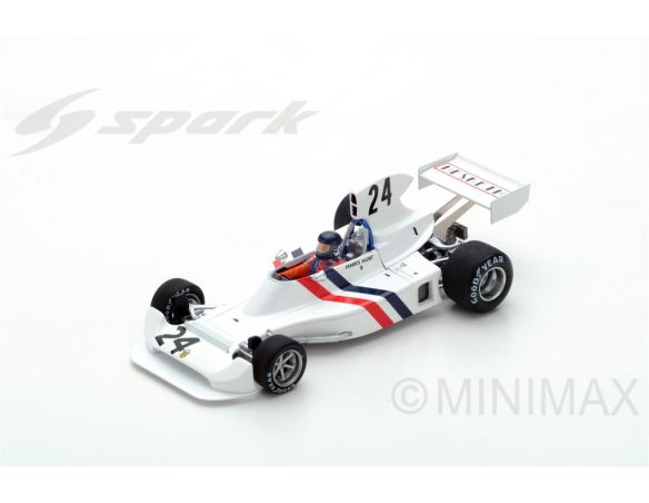 Spark Model S2241 HESKETH 308 J.HUNT 1974 N.24 3rd SWEDEN GP 1:43 Modellino