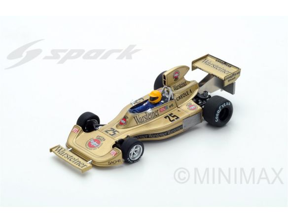 Spark Model S2243 HESKETH 308 H.ERTL 1975 N.25 8th GERMAN GP 1:43 Modellino